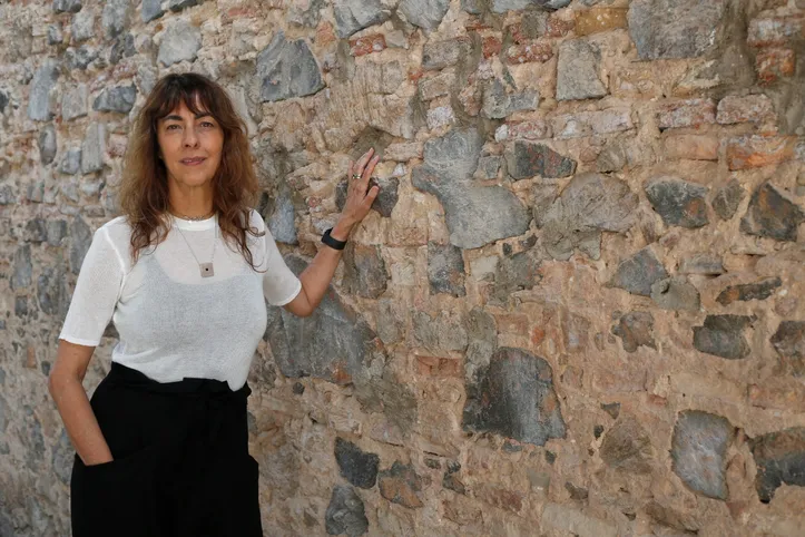 A diretora da peça, Christiane Jatahy