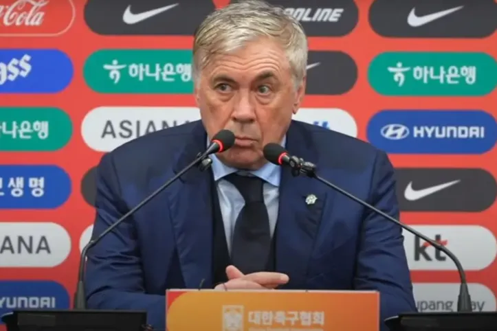 Imagem ilustrativa da imagem Ancelotti elogia Brasil na goleada e vê início promissor para Copa do Mundo