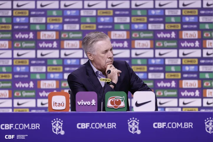 Carlo Ancelotti, técnico do Brasil