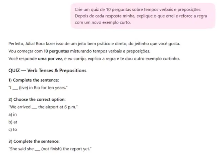 Detector de erros de gramática