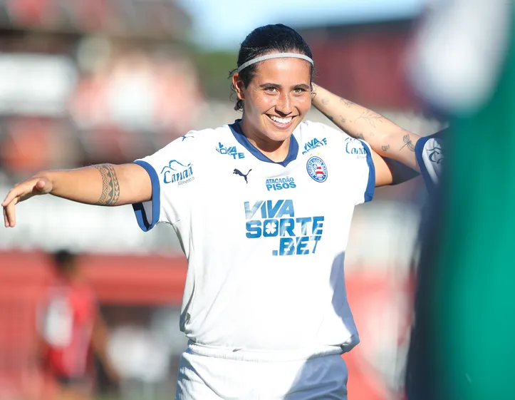 Gica, jogadora do time feminino do Bahia