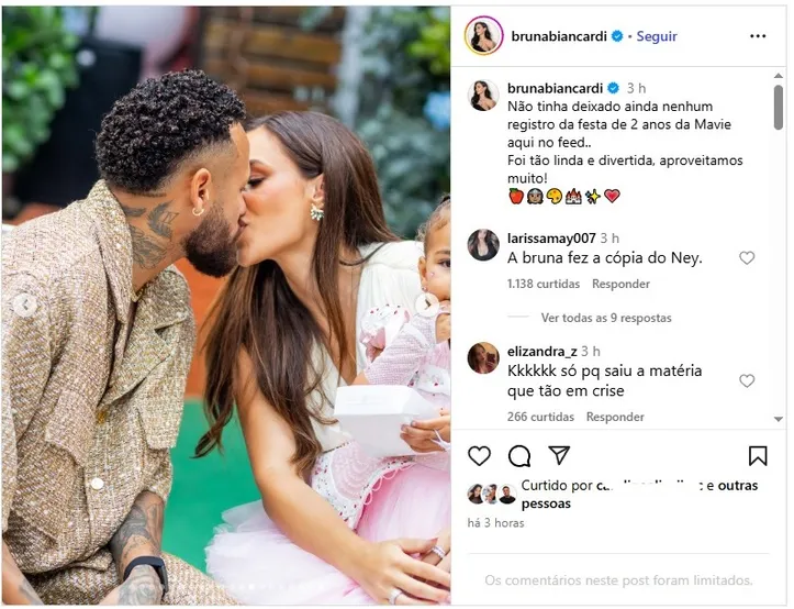 Post de Biancardi no Instagram