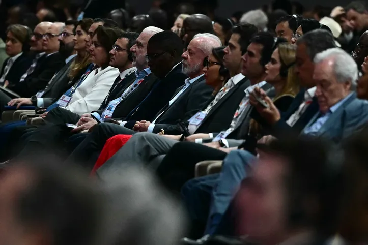 Lula na cerimônia de abertura da COP30, a Conferência das Nações Unidas sobre Mudanças Climáticas, em Belém, Pará