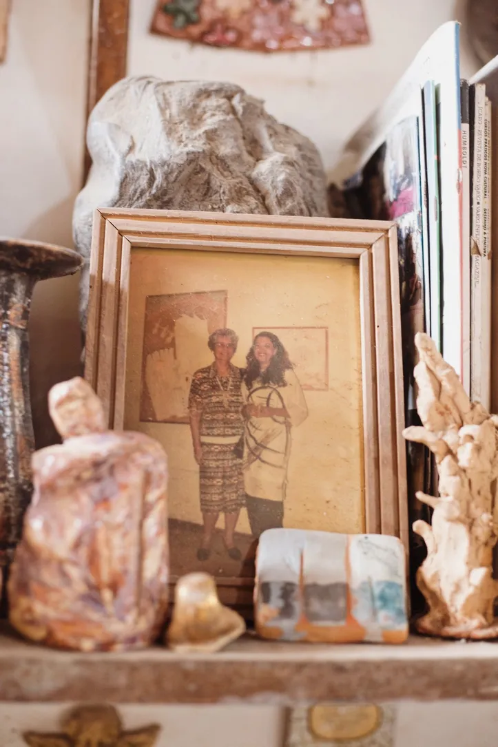Hilda e a mãe, Ângela Boaventura Leite Salomão