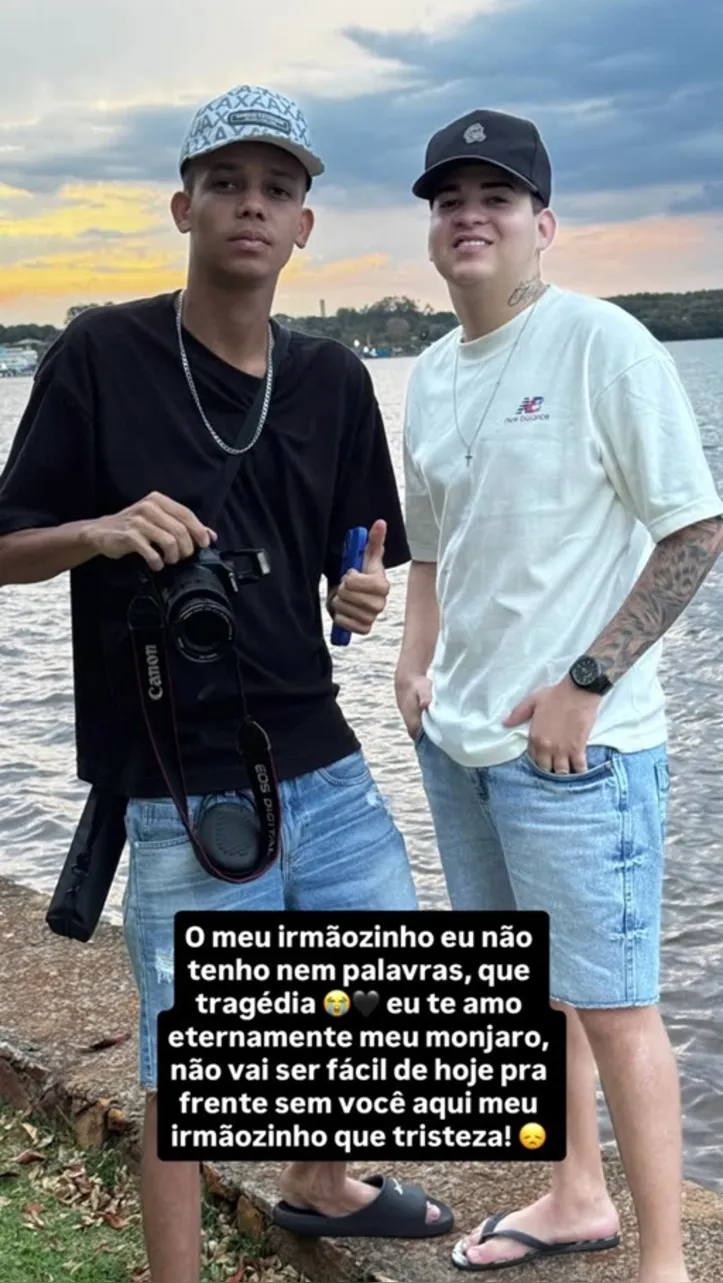 Imagem ilustrativa da imagem Cantor baiano lamenta morte de funcionário que se afogou em lago
