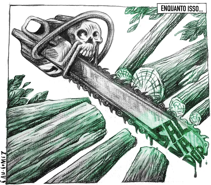 Imagem ilustrativa da imagem Charge do dia 05/10/2025
