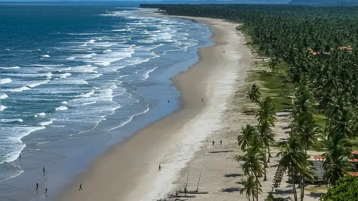 Praia do Sargi vista a partir do mirante