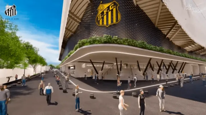 Projeto da nova Vila Belmiro