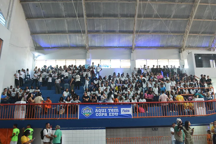 Crianças e adolescentes presentes no evento