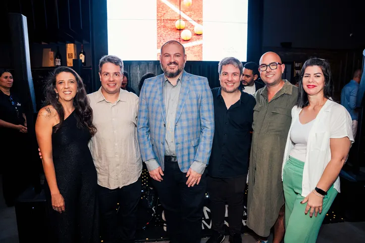 Maria Amélia Polydro, Rafael Cal, Paulo Schneider, Ricardo Cal, Robson Maiorali e Nicirley Rosa da Silva