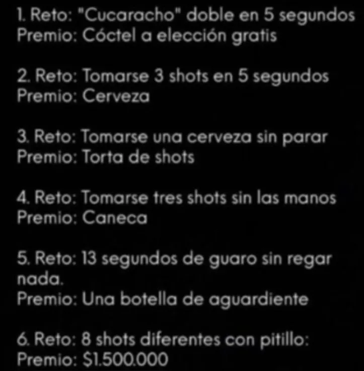 "Desafio da bebedeira" do “Sagsa Bar”