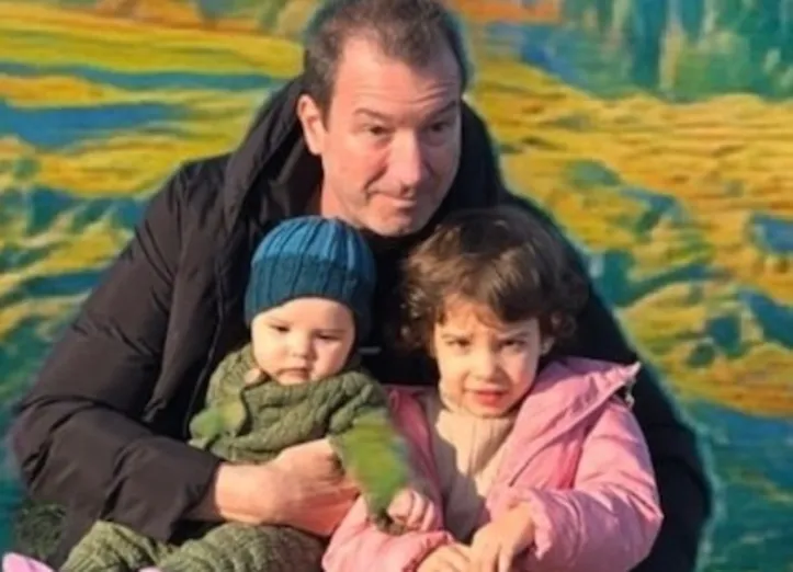 Peter com as netinhas Anna e Lisa