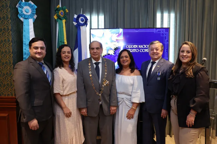 Kelsor recebe honraria na CNC, no Rio de Janeiro