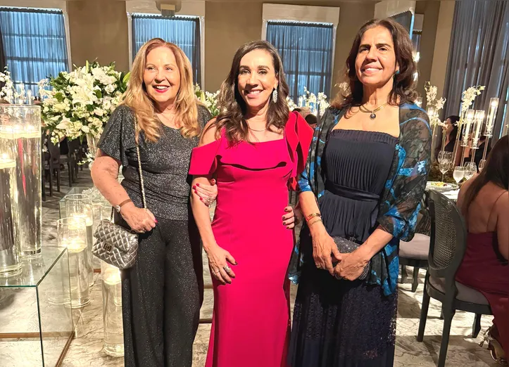 Rita Magalhães, Lila Moraes e Laura Tanuri prestigiam o evento