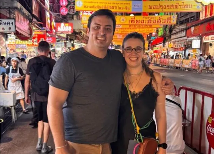 Leonardo Dantas e Luciana Caleiro curtem dias incríveis entre Dubai e Tailândia