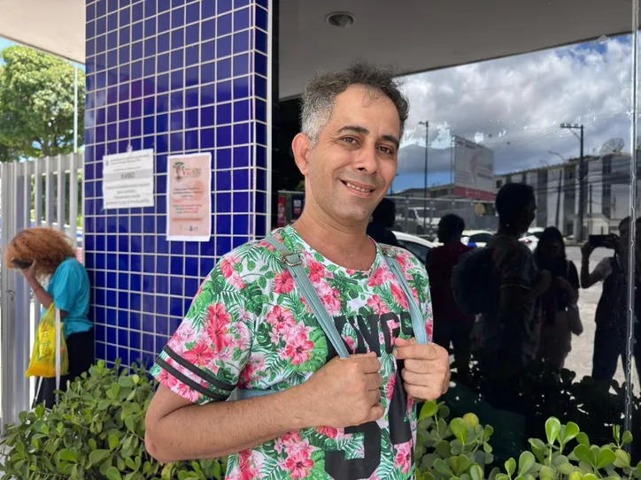 Franklin Profeta, 38 anos, 4⁰ vez que presta o enem