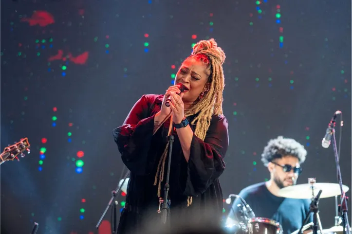 JJ Thames no palco do Capão in Blues 2025