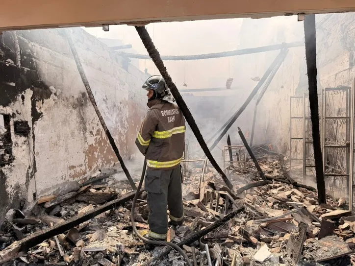 Apesar da destruição, ninguém ficou ferido