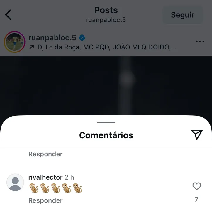 Imagem ilustrativa da imagem Grave! Ruan Pablo é vítima de racismo após perder pênalti