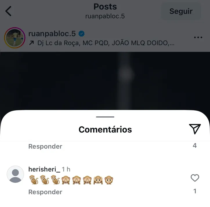 Imagem ilustrativa da imagem Grave! Ruan Pablo é vítima de racismo após perder pênalti