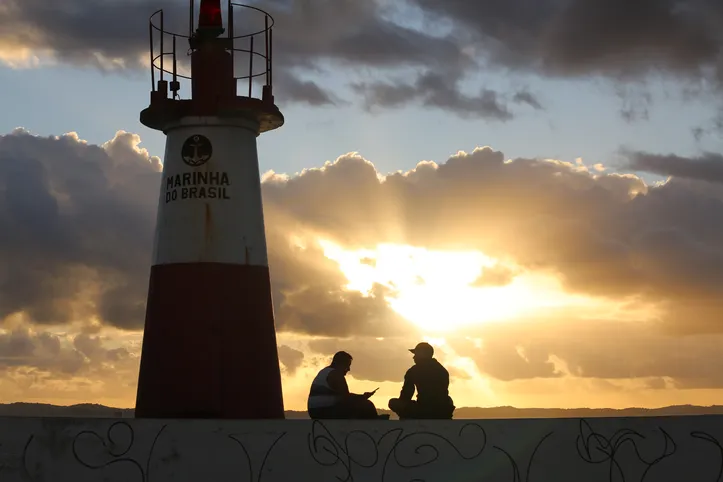 Pôr do Sol na ponta do Humaitá