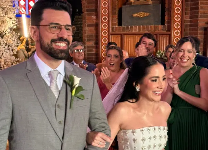 Carol e Joe no dia do “sim”