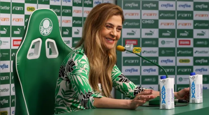 Leila Pereira, presidente do Palmeiras