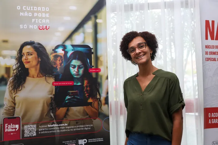 Assistente social e mãe de dois adolescentes, Bruna Silva