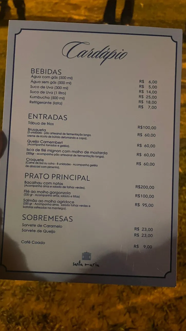 Além dos rótulos, a Santa Maria oferece gastronomia completa para o enoturismo