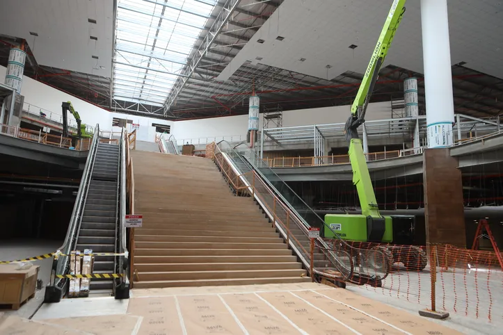 Parte interna da Nova Rodoviária de Salvador