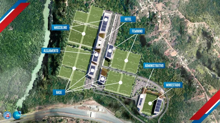 Imagem ilustrativa da imagem Novo CT da Bahia terá área de 1 milhão de m² e construção residencial