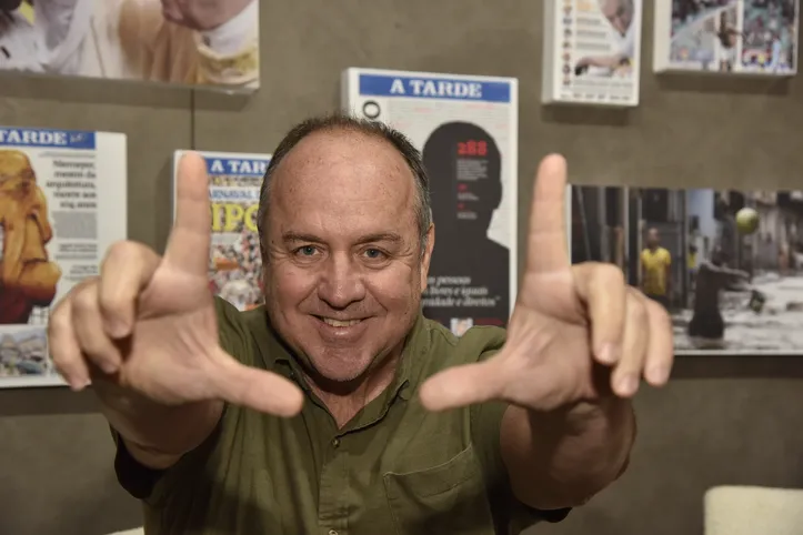Renato Byington, diretor do Open Air Brasil na sede do jornal A TARDE