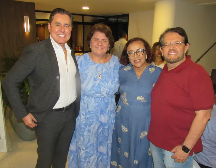 Rotondano, Bessa, Joanice e Jatahy reunidos na celebração do aniversário da desembargadora Joanice Maria Guimarães de Jesus