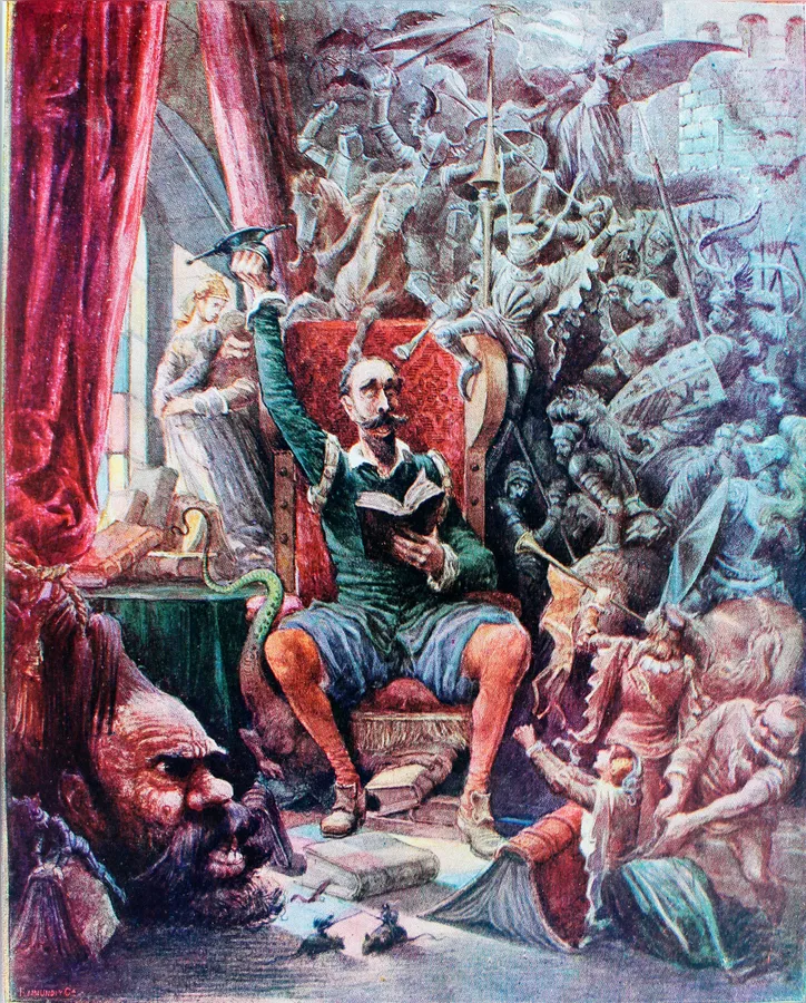 Quadro Don Quijote, de Luis Tasso