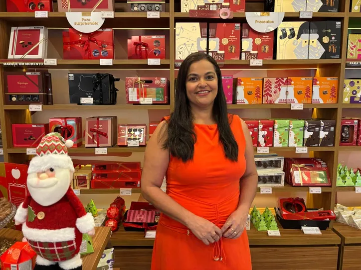 Márcia reuniu convidados para conhecer novidades do Natal