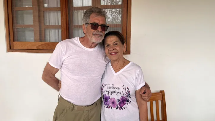 Júlio e a esposa Damares são apaixonados por plantas