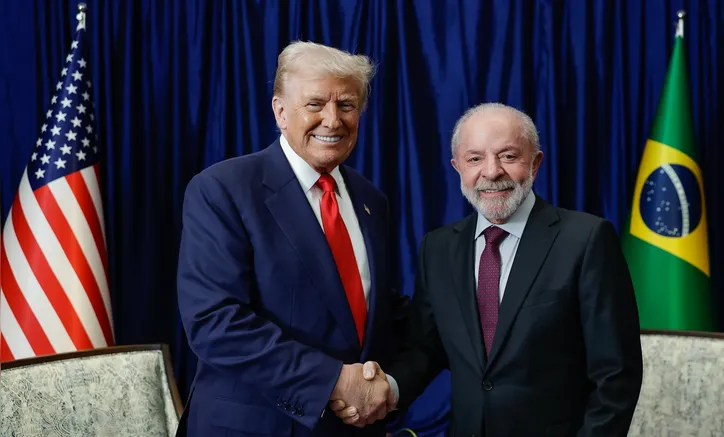 Lula e Donald Trump juntos