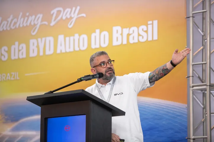 Pablo Toledo, diretor de 
Comunicação e Branding da BYD Auto do Brasil