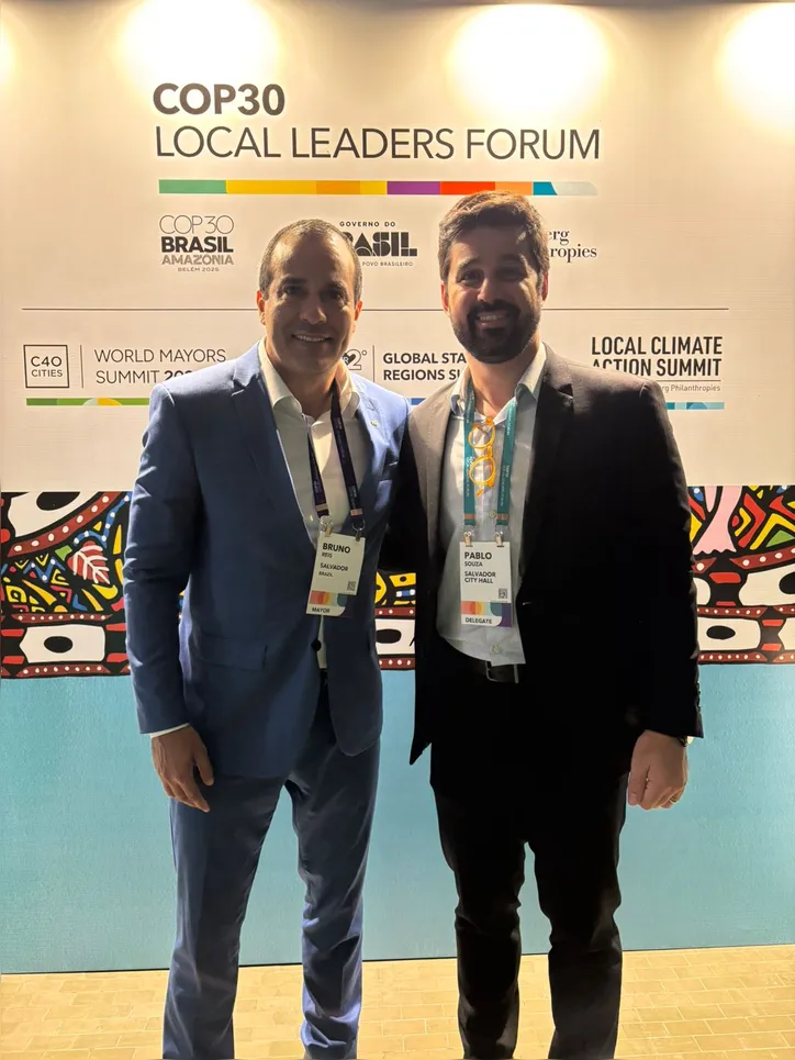 Prefeito Bruno Reis e o Pablo Souza Secretário da Semob