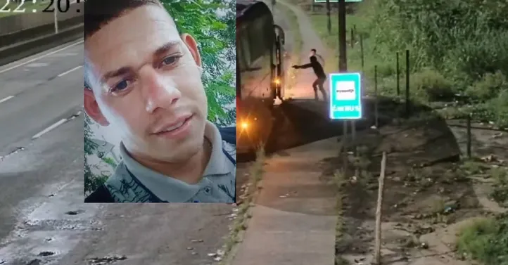 Tiago foi executado quando tentava se esconder dentro de ônibus