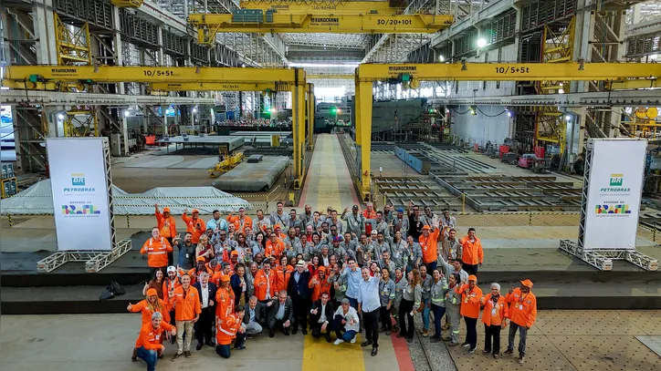 Lula visitou o Estaleiro Enseada, em Maragogipe