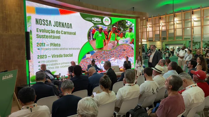 Isabela Suarez no painel crucial sobre "Gestão de Resíduos Sólidos como Estratégia Climática"