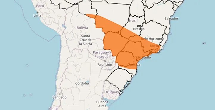 Imagem ilustrativa da imagem Tempestades extremas: quatro estados entram em alerta vermelho