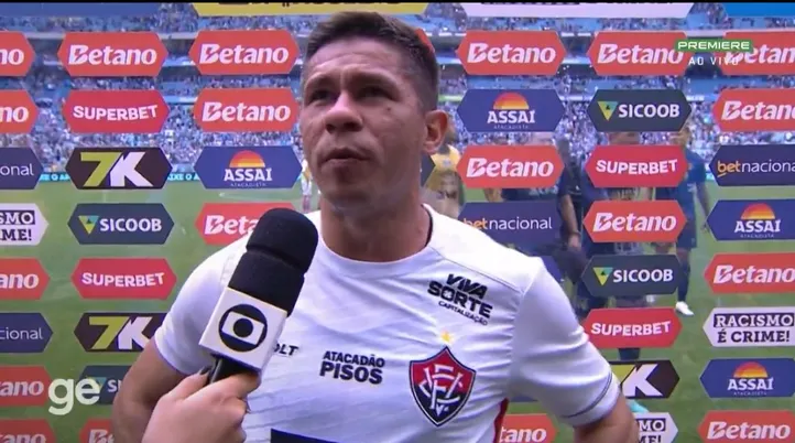 Osvaldo durante entrevista