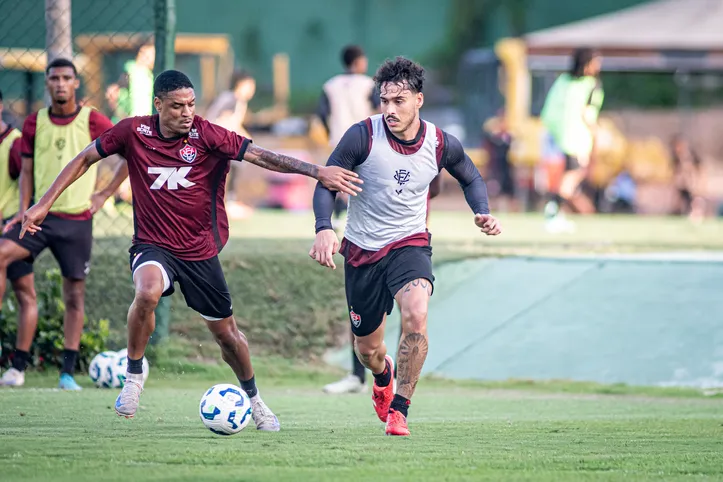 Treino do Vitória nesta segunda-feira, 3