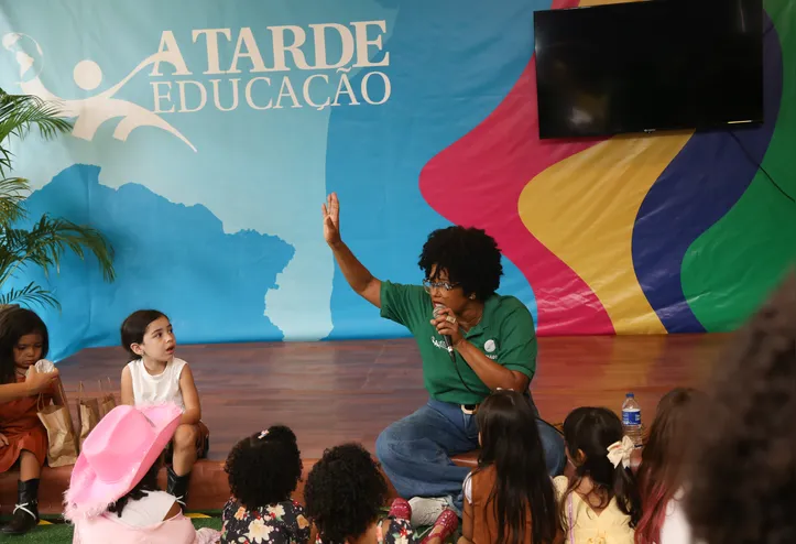 Estudantes em ações do A TARDE Educação