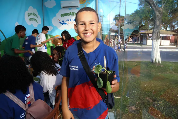 Estudantes em ações do A TARDE Educação