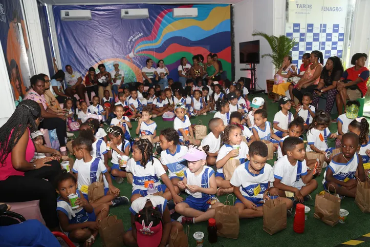 Estudantes em ações do A TARDE Educaçãoc