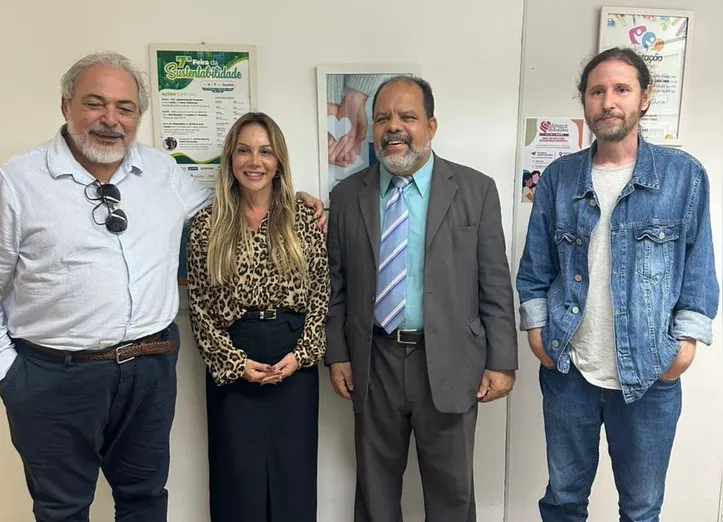 Celso Cunha, Vanessa Travessa, Taurino Araújo e Leonardo Bokor no TJBA