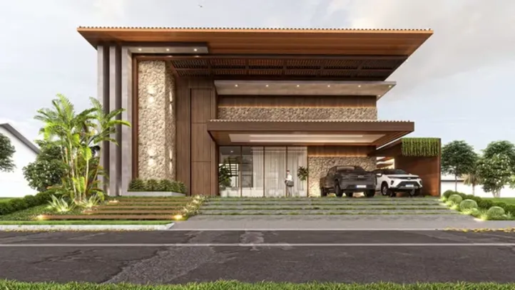 Imagem ilustrativa da imagem A mansão de João Gomes no Alphaville terá estilo de "casarão de sertão"; veja fotos